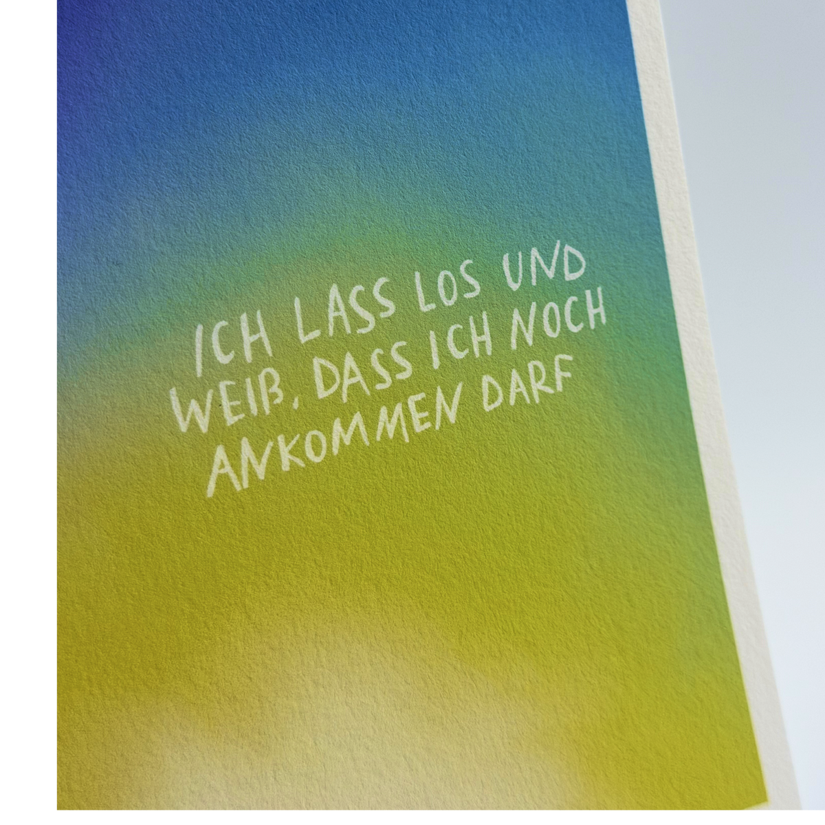 Postkarte "Loslassen"