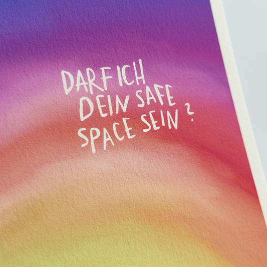 Postkarte "Safe Space"