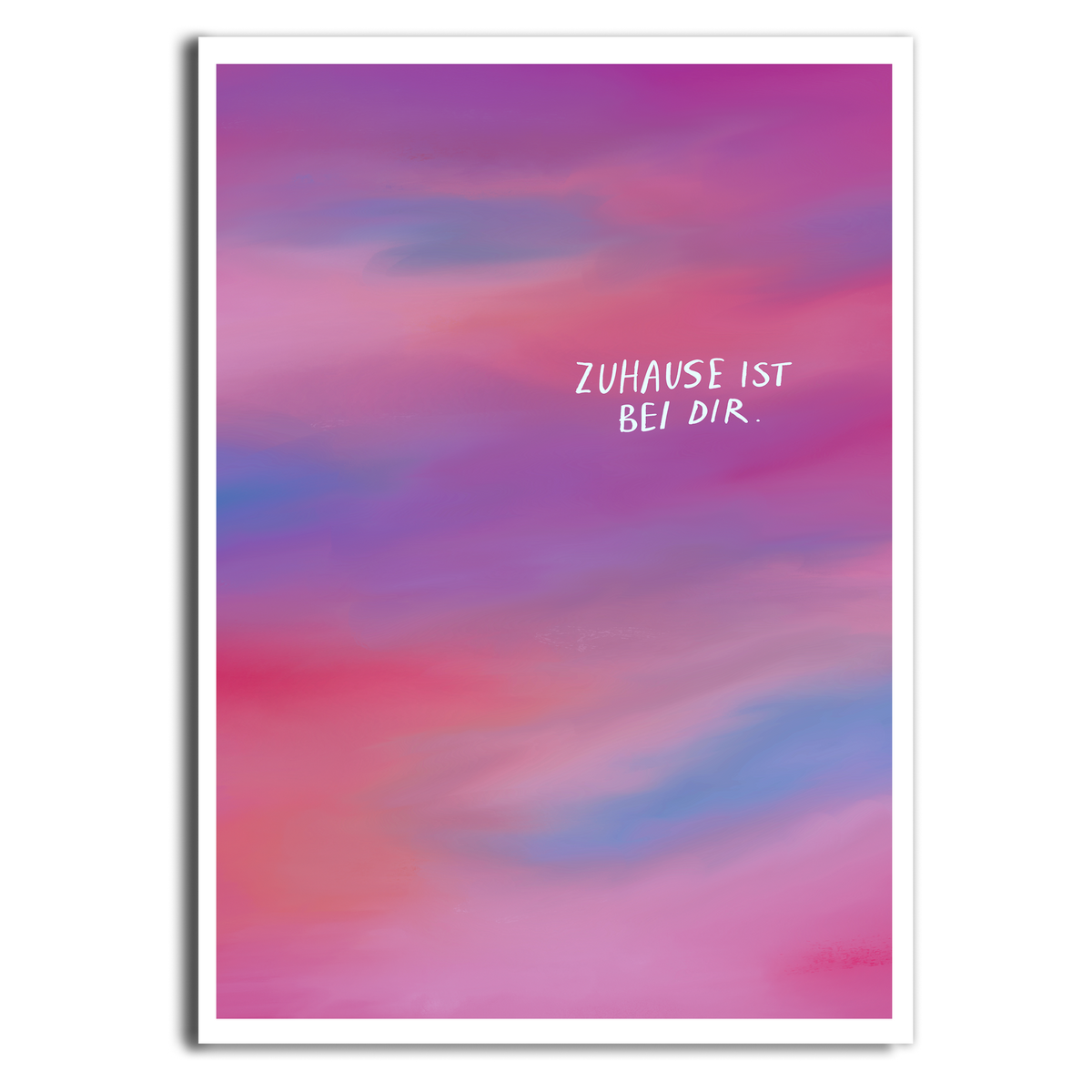 Postkarte "Zuhause"