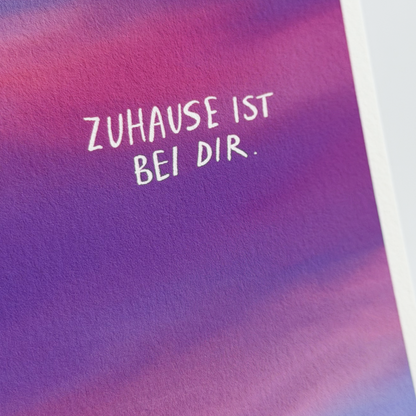 Postkarte "Zuhause"