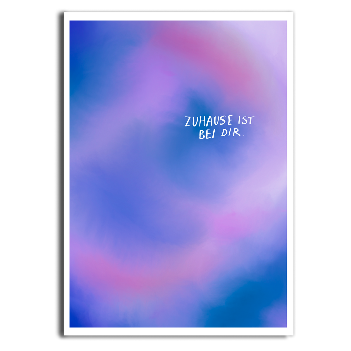 Postkarte "Zuhause"