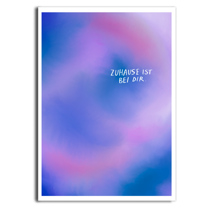 Postkarte "Zuhause"