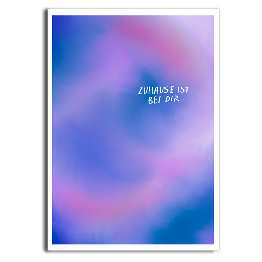 Postkarte "Zuhause"
