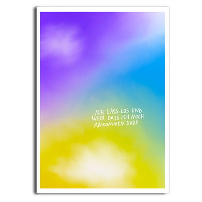 Postkarte "Loslassen"