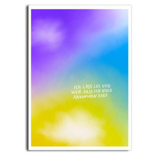 Postkarte "Loslassen"